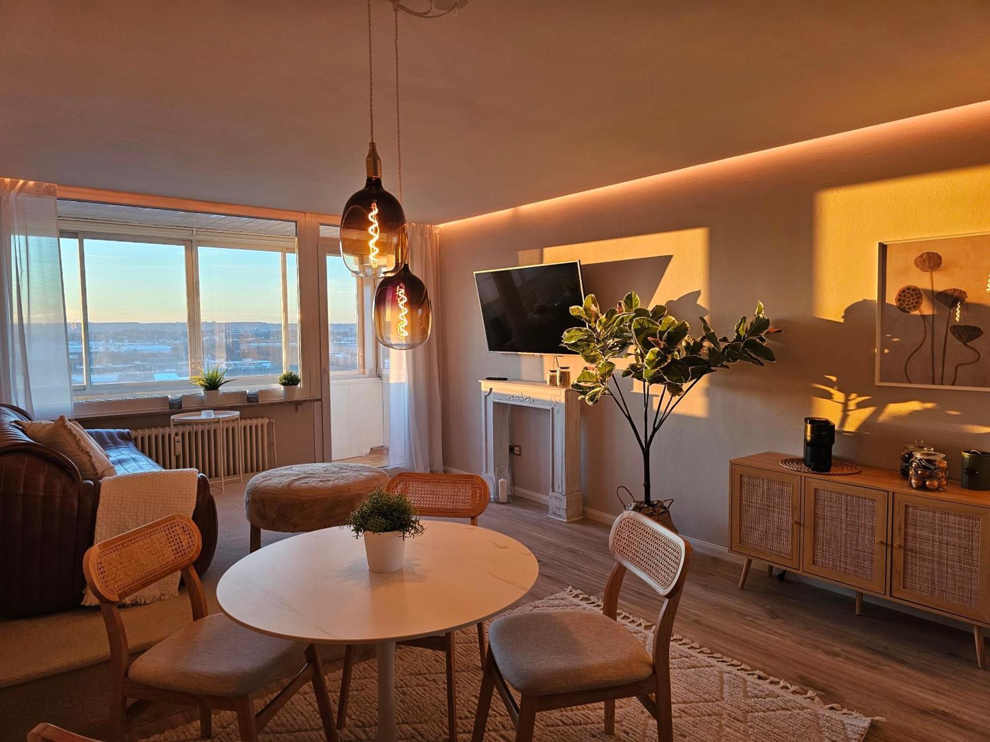 Stylische Sunset-Wohnung เอาก์สเบิร์ก ภายนอก รูปภาพ