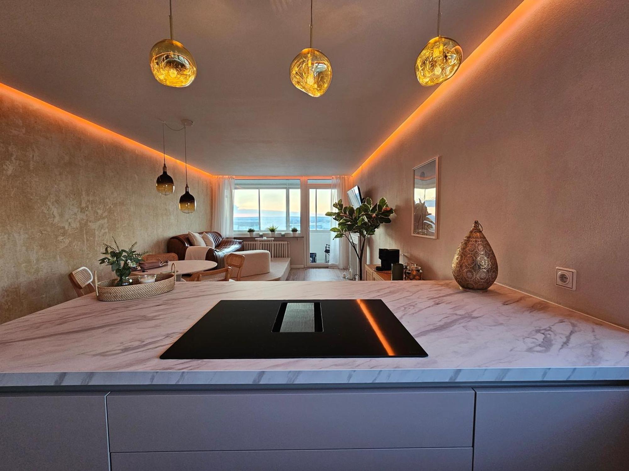 Stylische Sunset-Wohnung เอาก์สเบิร์ก ภายนอก รูปภาพ